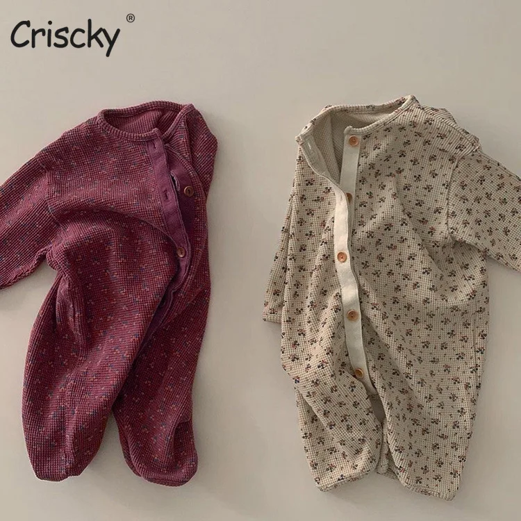 

Осень 2022, Комбинезоны для маленьких мальчиков и девочек, хлопковые комбинезоны с длинным рукавом, одежда для малышей, комбинезон, Повседнев...