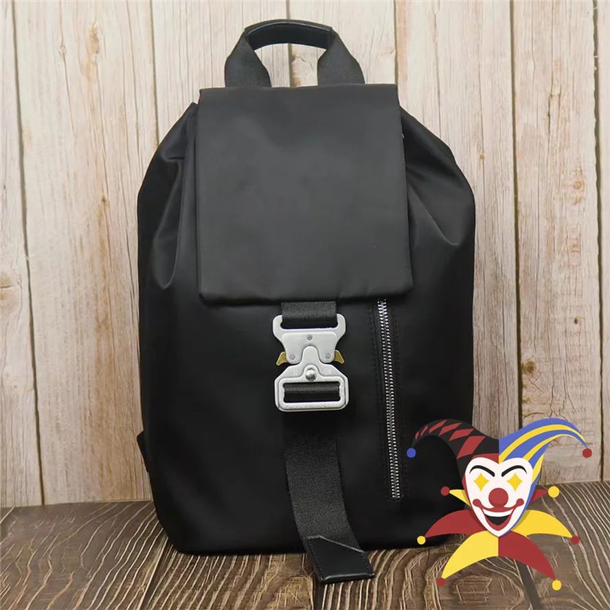 

1017 ALYX 9SM Tank Bags Men Women 1:1 High Quality Nylon Cover Drawcord Wrapping Alyx Bag Adjustable Black Backpacks