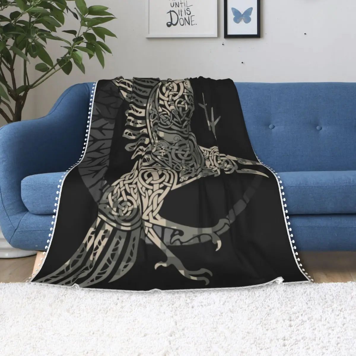 

Одеяло Raven Hugin, модное удобное флисовое дорожное супермягкое одеяло