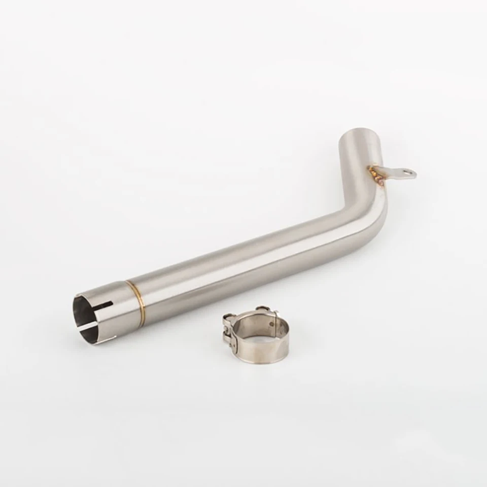 

Для Yamaha FZ6 FZ-6 FZ 6/FAZER 2004-2011 мотоциклетная выхлопная труба, модифицированная средняя труба, глушитель, трубка FZ6