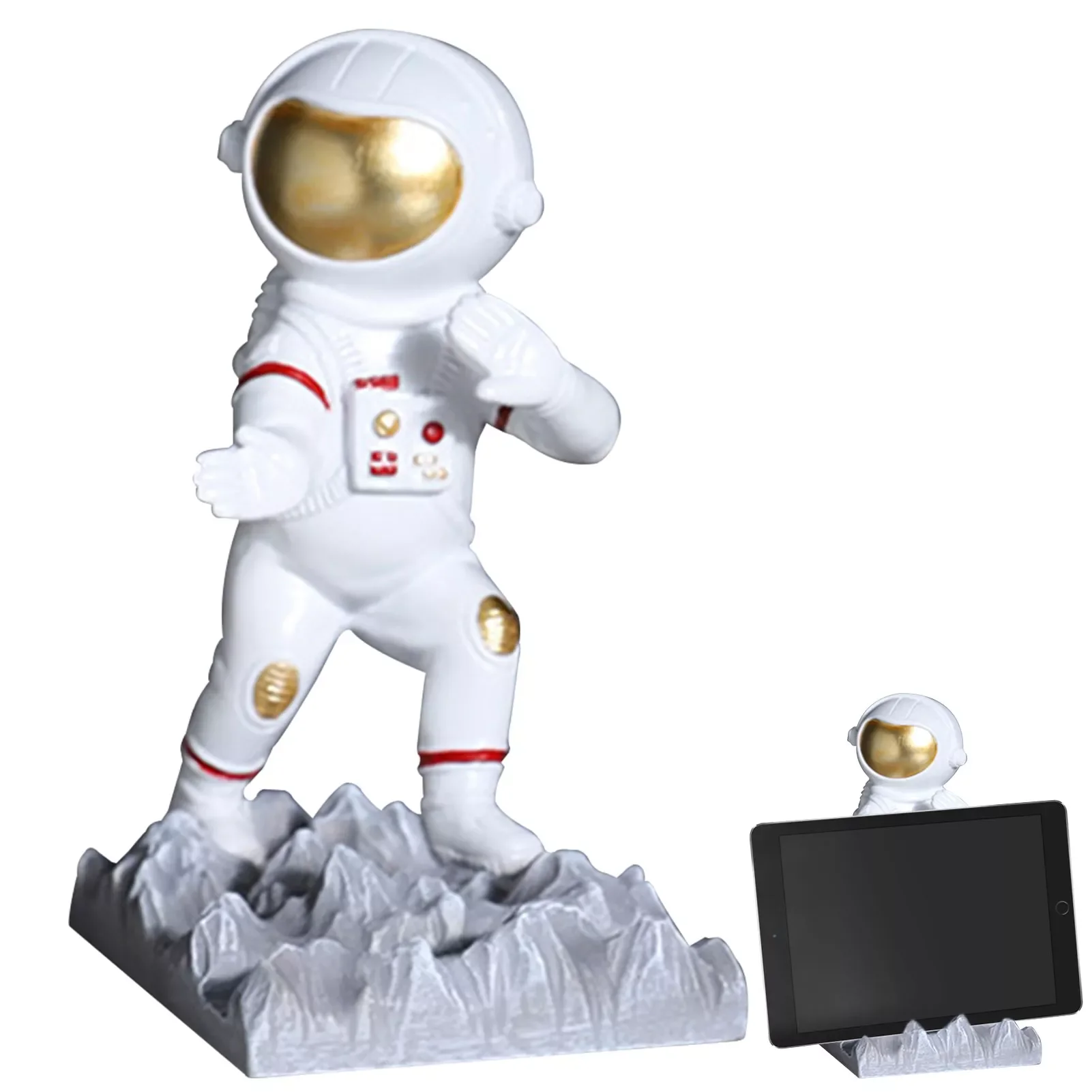 

ForiPhone And Android Smartphone Stand Creative Astronaut Holder Ornaments Design Home Office Accessories Cell Holder