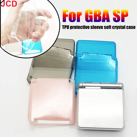1 шт., мягкий защитный чехол из ТПУ для GBA SP, силиконовый чехол для GBA SP, чехол для Gameboy Advance SP, силиконовый чехол, игровые аксессуары