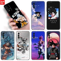anime dragon ball z aesthetic phone case for xiaomi redmi note 11 11s 11t 11e 10 10t 10s 9s 8t 9 8 7 pro 5g cover