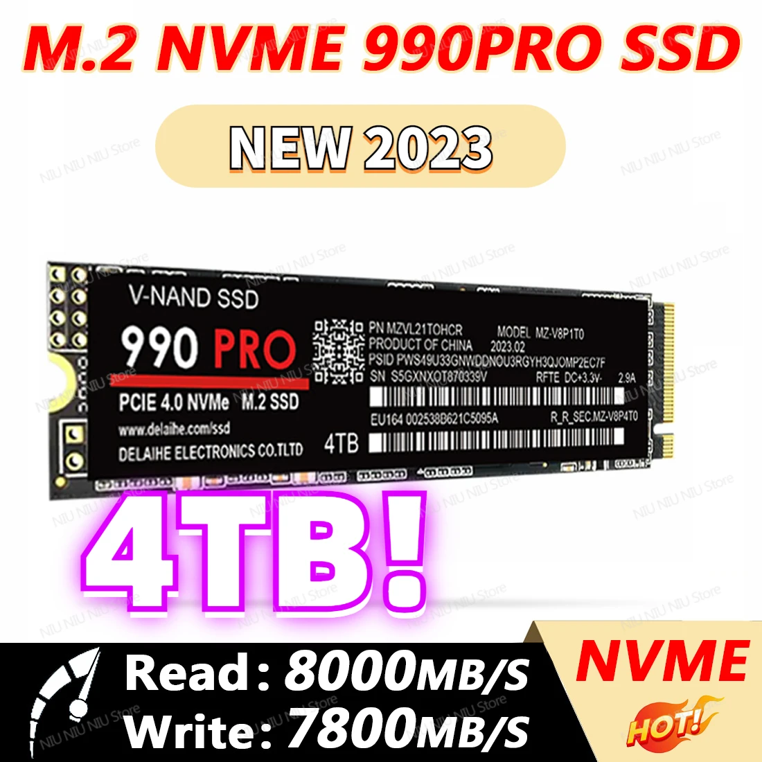 

2TB SSD NVME M2 990 Evo Plus 990PRO 4TB M.2 SSD Nvme Pcie 500GB 1TB Internal Solid State Hard Drive Inch Laptop Desktop TLC PC