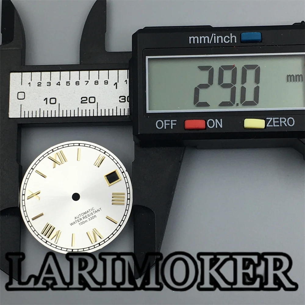 Циферблат LARIMOKER с индексом в римском стиле черные белые золотые красные синие