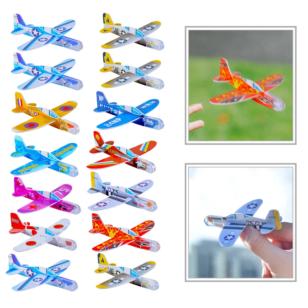 

30 Pcs Small Plane Throwing Airplane Kids Glider Aircraft Toy Model Model Mini Toys Launcher Aircraft Foam Child Gift Bags Bulk