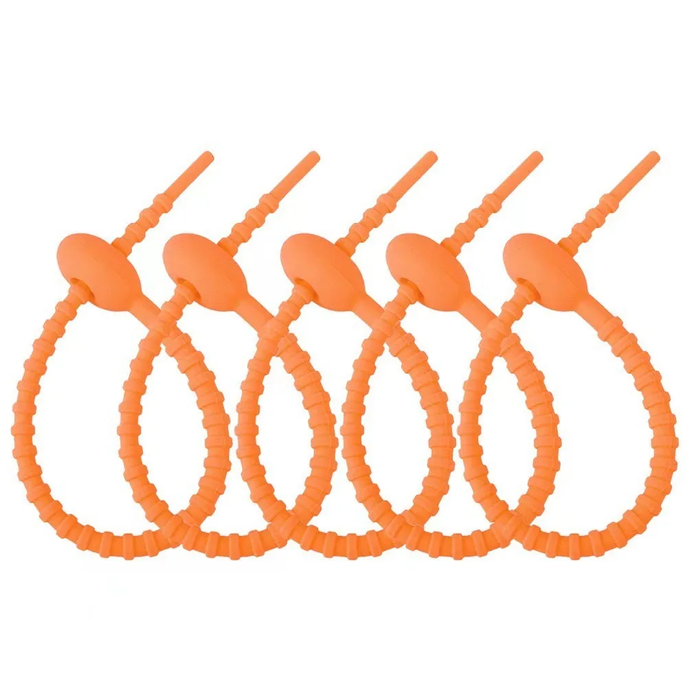 

Силиконовые стяжки для сумки 10/20 шт.