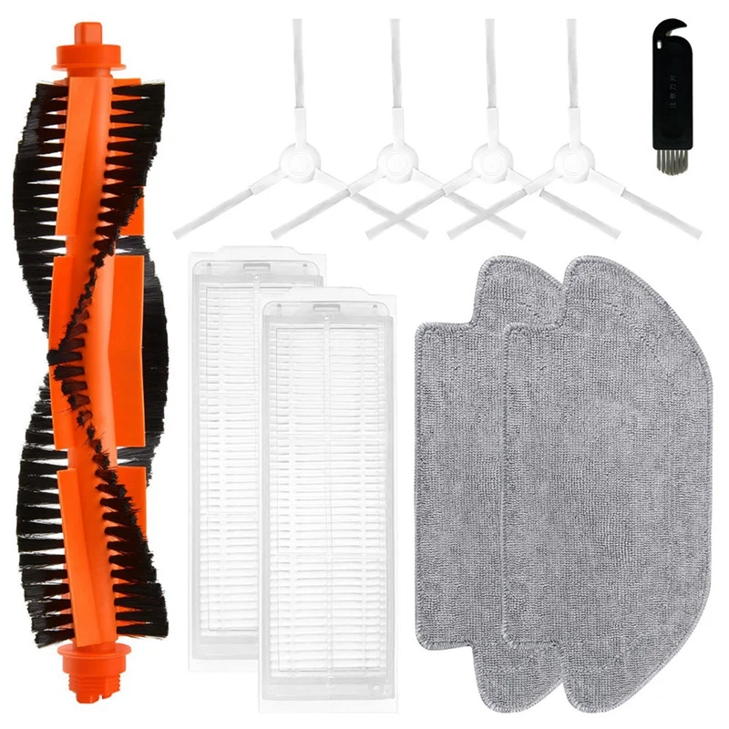 

Replacement Parts Main Brush Side Brushes HEPA Filters Compatible For Xiaomi Mijia XMSTJQR2S Robotic Vacuum Accessories
