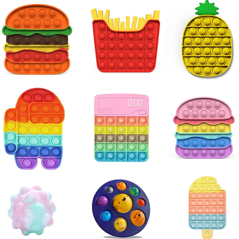 

Новые пузырьки для пальцев, сенсорные игрушки-антистресс для аутизма, специальная силиконовая игрушка для декомпрессии, детская игрушка дл...