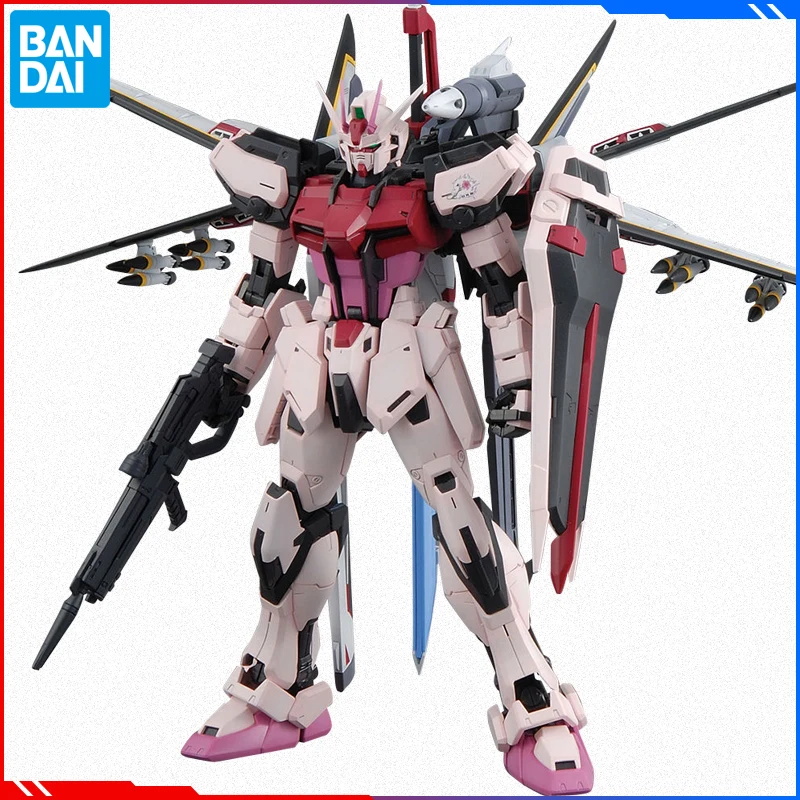 В наличии Bandai 1/100 мг Страйк Румяна HD Ver.RM MBF-02 Gundam Сборная модель экшн-фигурка