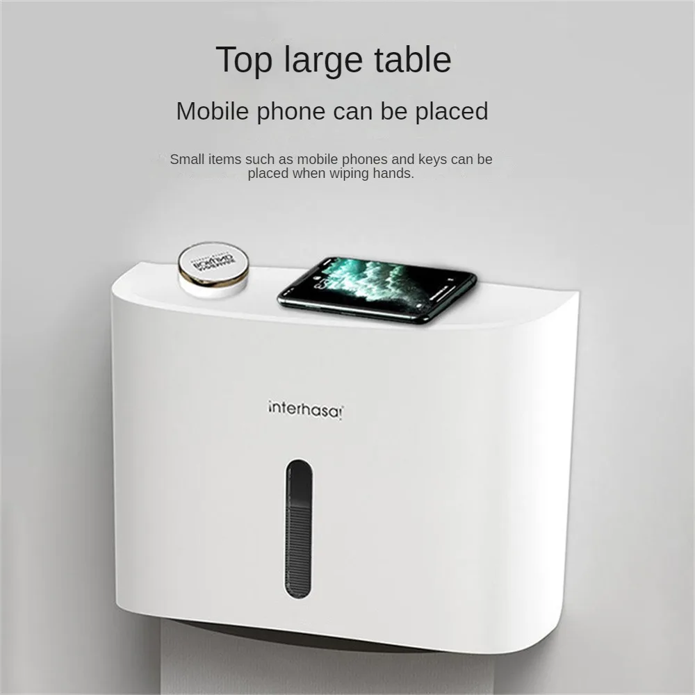 

interhasa! Toilet Paper Towel Dispenser Toilet Paper Holder Hand Towel Dispenser Tissue Dispenser Luxury for Bathroom Kitchen