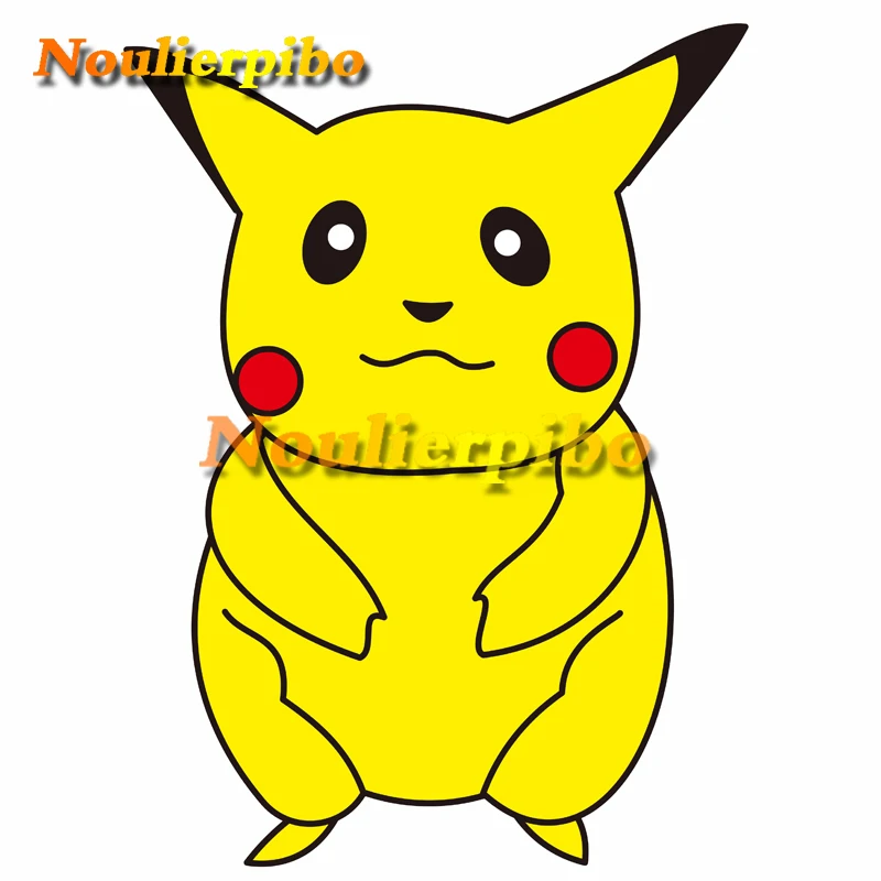 Изысканные аниме автомобильные наклейки Покемон Пикачу ПВХ украшение кузова
