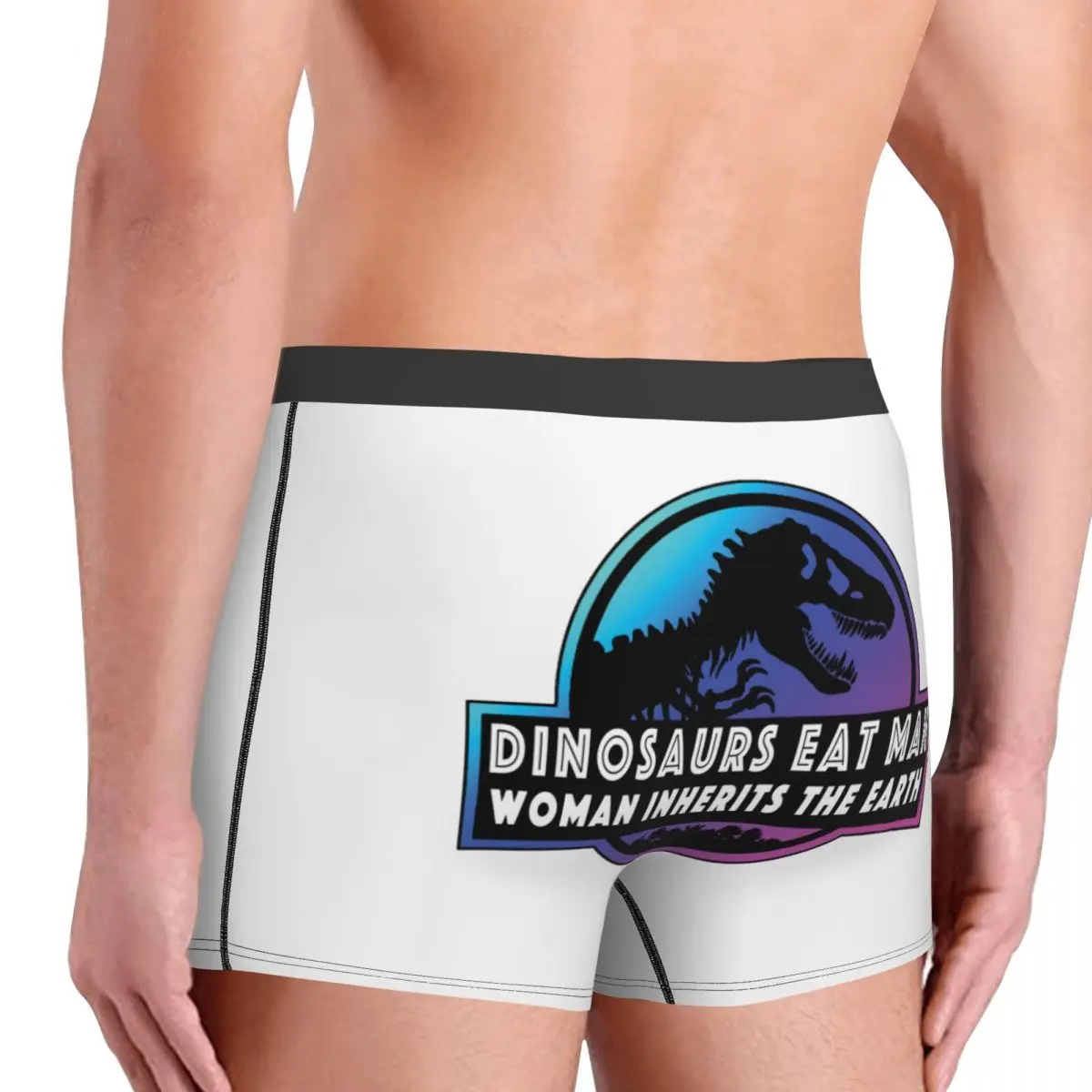 Нижнее белье с логотипом парка Юрского периода мужские эластичные трусы-боксеры