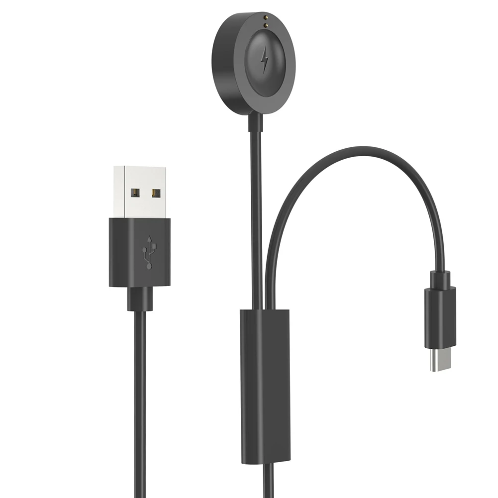 

Кабель для быстрой зарядки PD Type-C 120 см, подставка для Fossil Gen 6/Gen 5/Gen 4 Venture 1 к 2, адаптер для зарядного устройства для спортивных смарт-часов