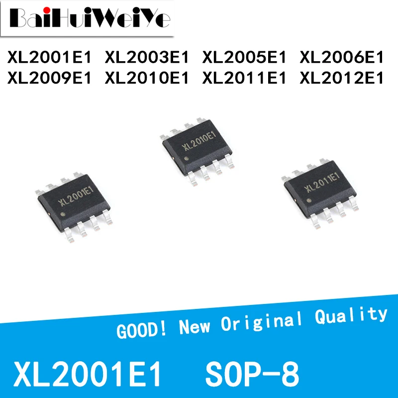 10 шт./лот XL2001E1 XL2003E1 XL2005E1 XL2006E1 XL2009E1 XL2010E1 XL2011E1 XL2012E1 SOP-8, новый оригинальный чипсет хорошего качества