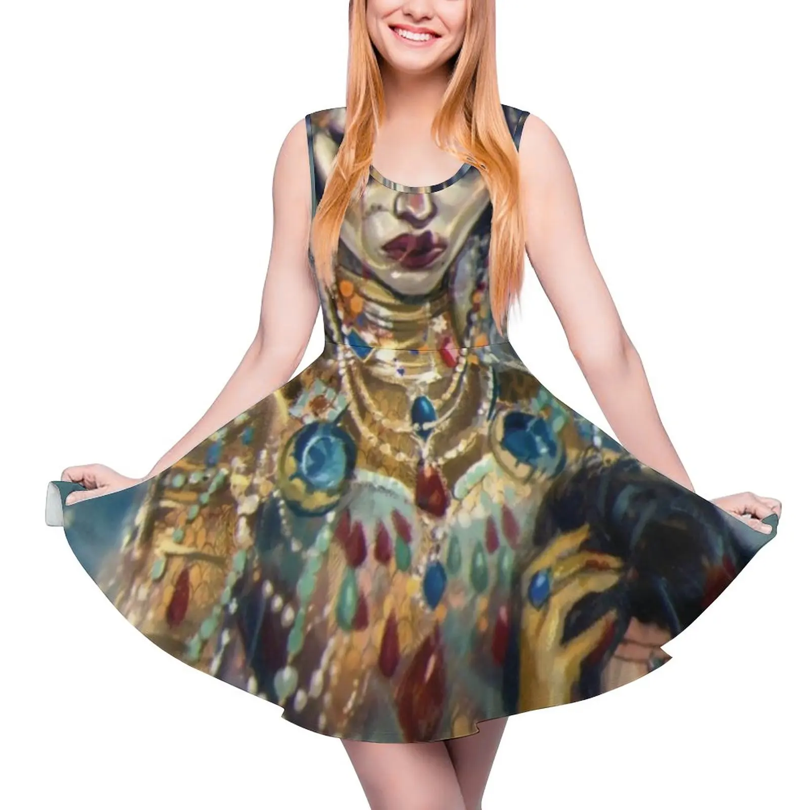 

Love Death Robots Dress TV Series Animation Sexy Dresses High Waist Korean Fashion Design Skate Dress Spring Oversized Vestido