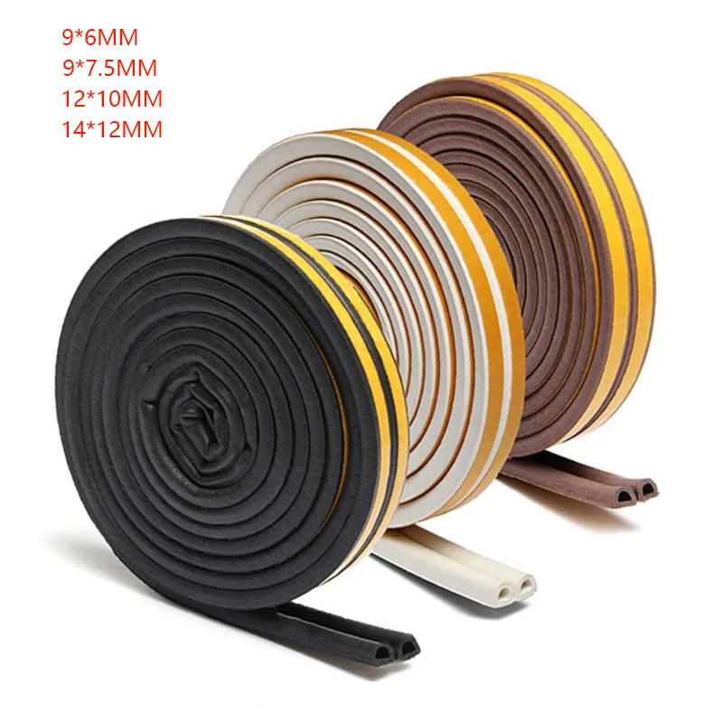

Домашние резиновые противоударные погодовые полоски 5/10 м, оконные двери, пенопластовые уплотнительные полоски