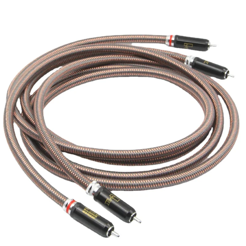 

Пара аудиофилов RCA кабель Accuphase OCC Чистая медь HiFi аудио соединение линия
