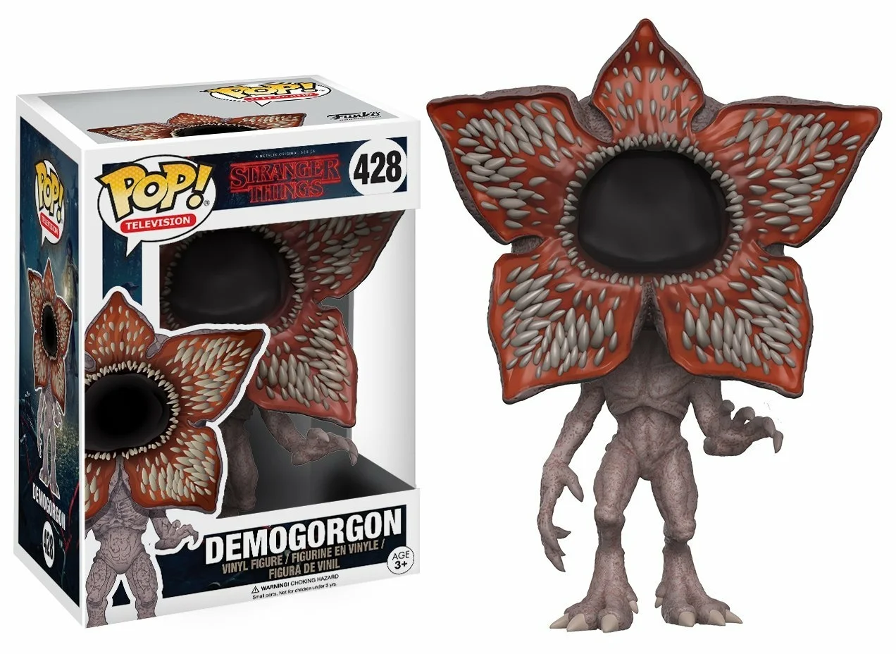 Funko Pop strangers Demogorgon 428# SE blue red gray Figure Action Pocket Toys Figurine Collectible Model