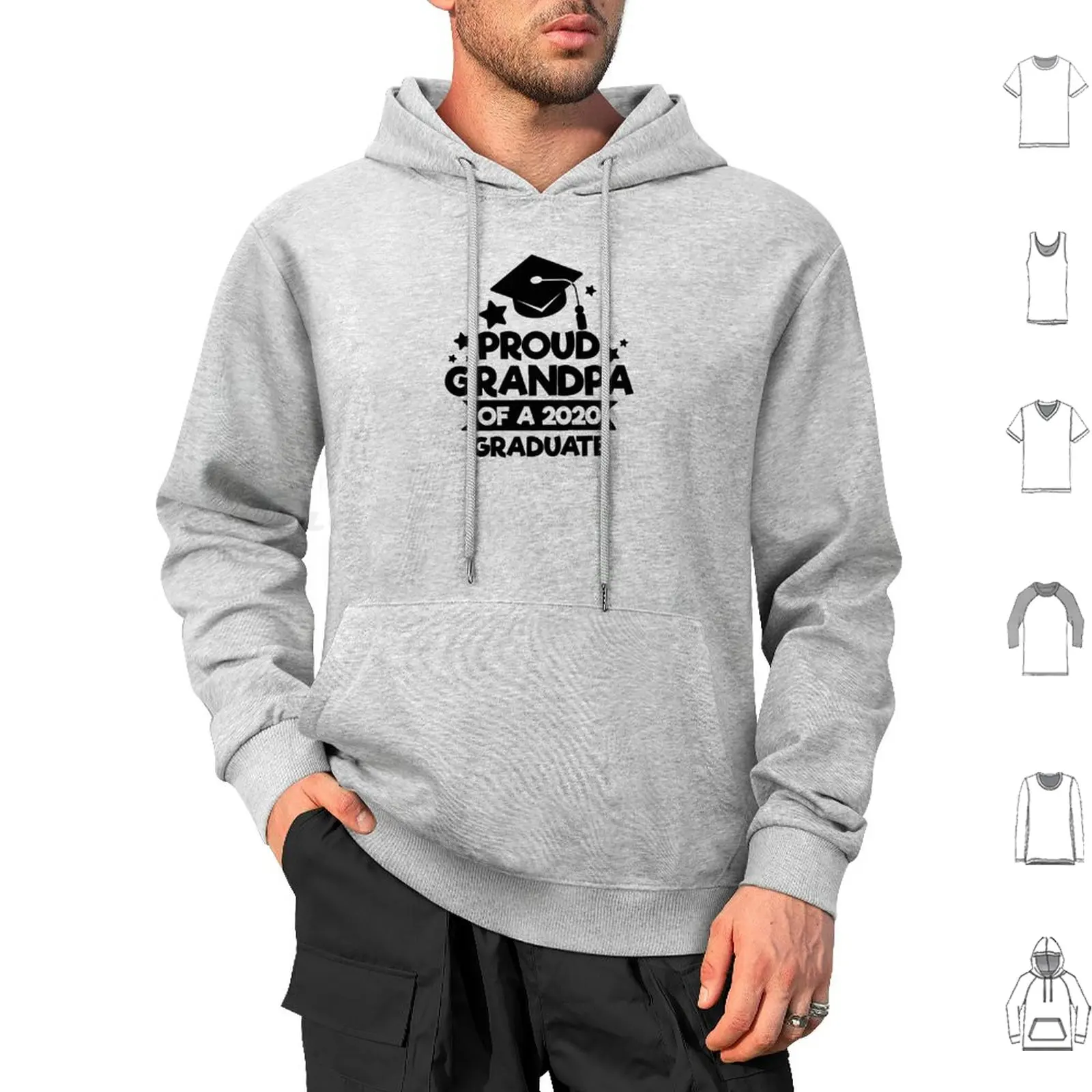 Гордый дедушка 2020 худи с длинным рукавом гордость для учебы в старшей школе