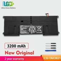 ugb new original c32 taichi21 battery for asus ultrabook taichi21 taichi 21 c32 taichi21 cksa332c1 11 1v 3200mah 35wh
