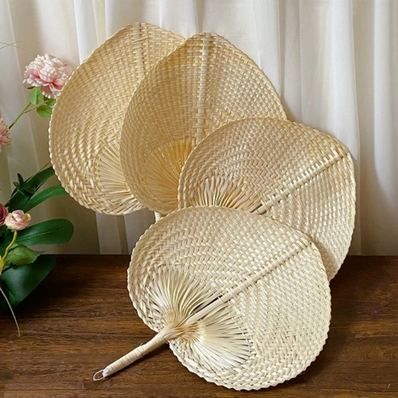 Бамбуковый веер соломенный крутой для кошки креативный с подсолнухом со