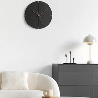 black large wall clock modern design unusual kitchen silent clock mechanism room decor reloj de pared interior design gift