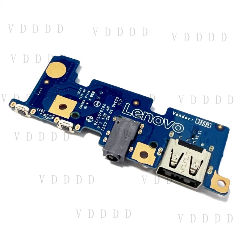 Фото Плата аудио- и USB-разъемов NS-C571 для Lenovo ideapad S540-13IML 81XA 5C50S25011 №1