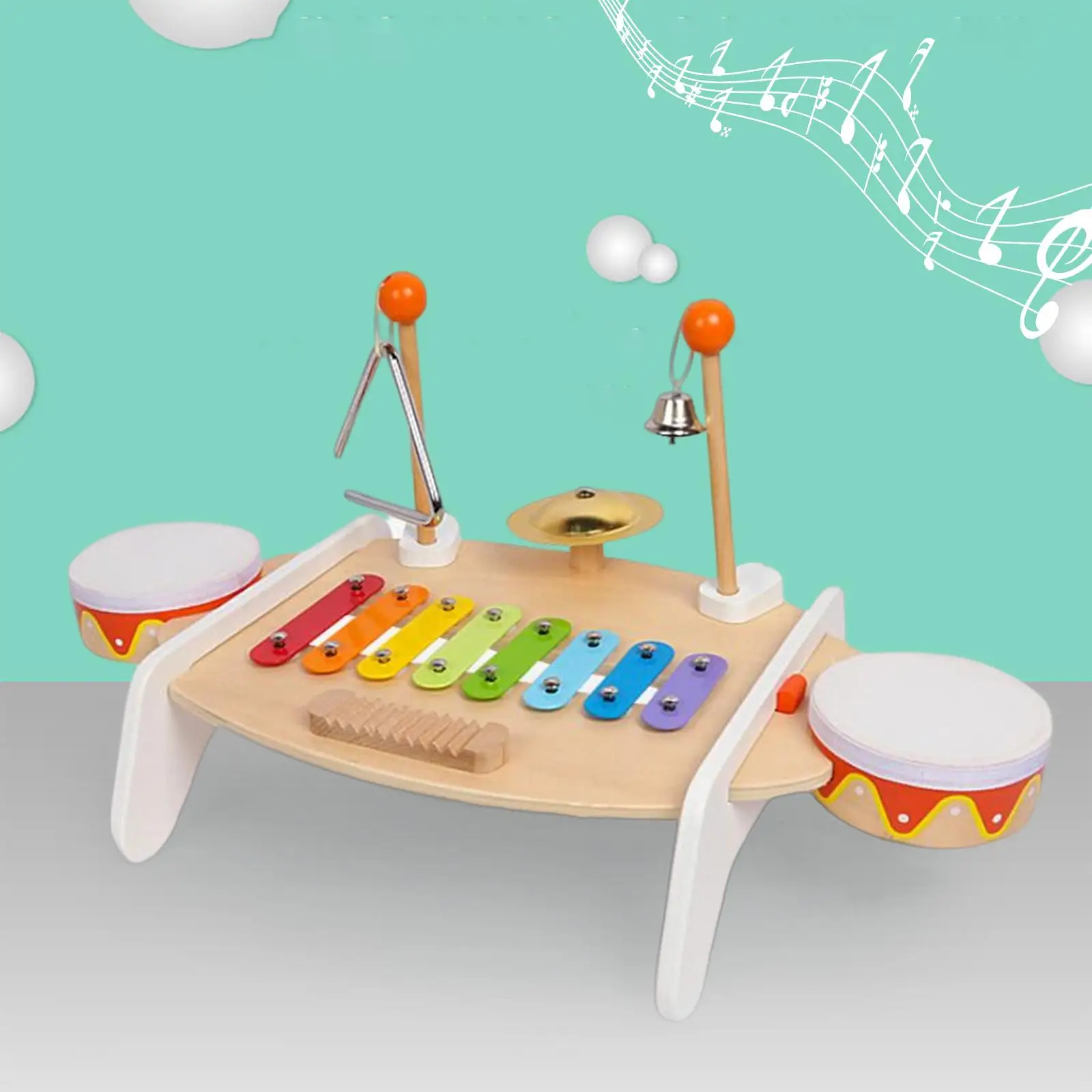 

Multifunction Xylophone Musical Toy Wooden Percussion Toy Sensory Musical Toy Musical Instruments for Boys Kids Children Gift