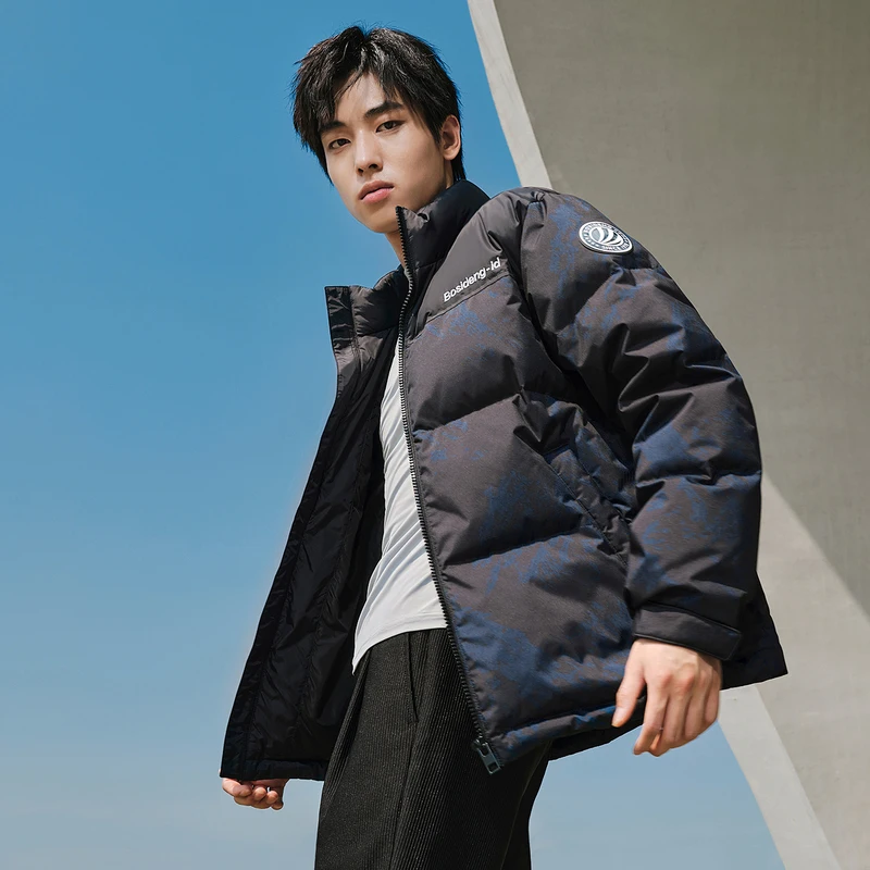Пуховик BOSIDENG с воротником-стойкой