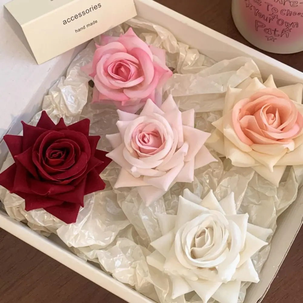 Тканевая заколка для волос с цветком в богемном стиле головной убор отдыха на