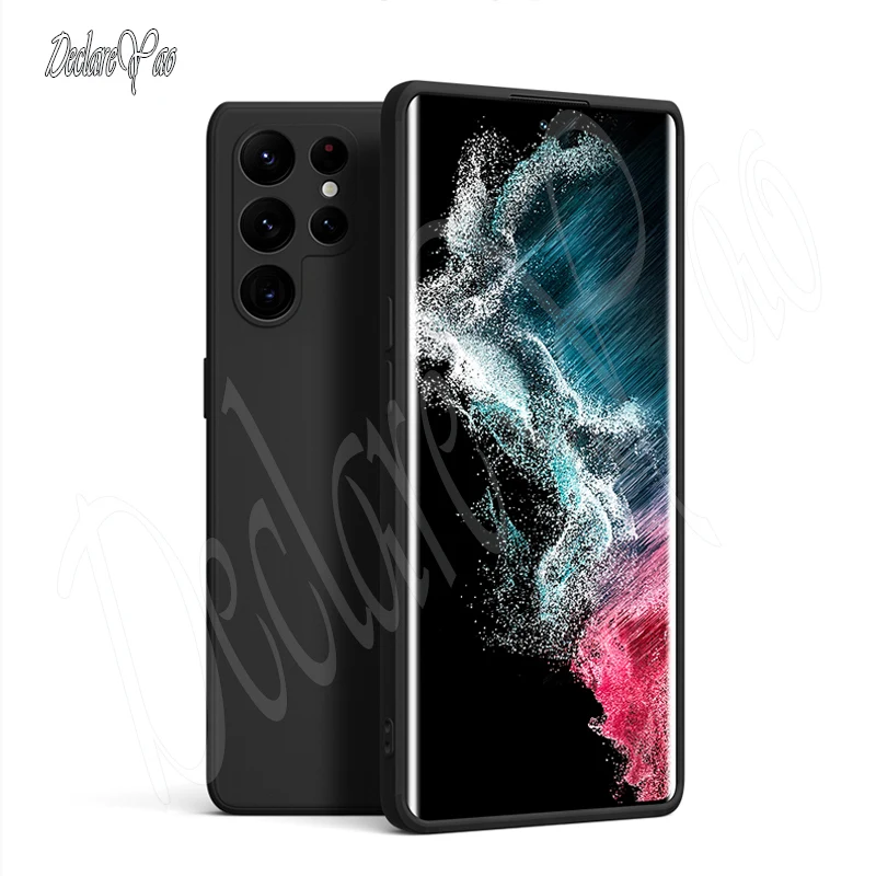 Чехол для Galaxy Note 10 Lite роскошный тонкий чехол из жидкого силикона Samsung 20 Ultra Plus 9 8