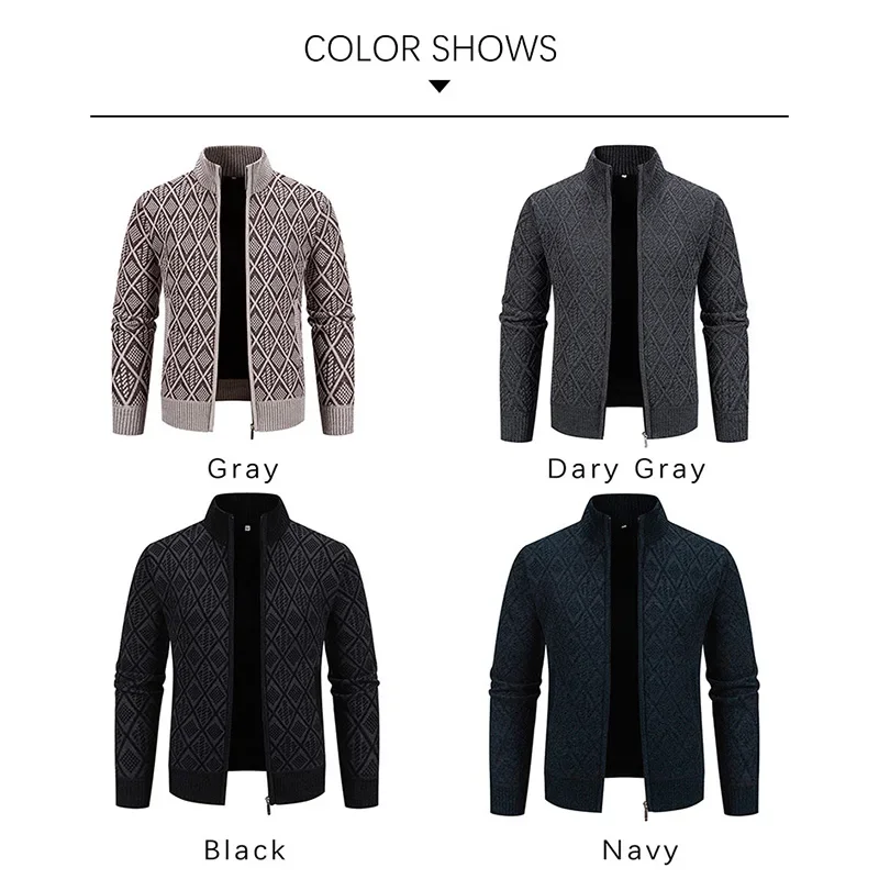 Повседневный Модный корейский Винтажный стиль мужской свитер с принтом куртка