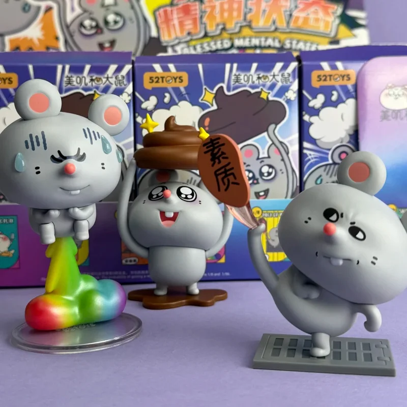 Фото Оригинальная фигурка-сюрприз 52TOYS MEIJI & DASHU из серии Positive Mood, модная игрушка-украшение, милый подарок, праздничный сюрприз, 7-12 см №4