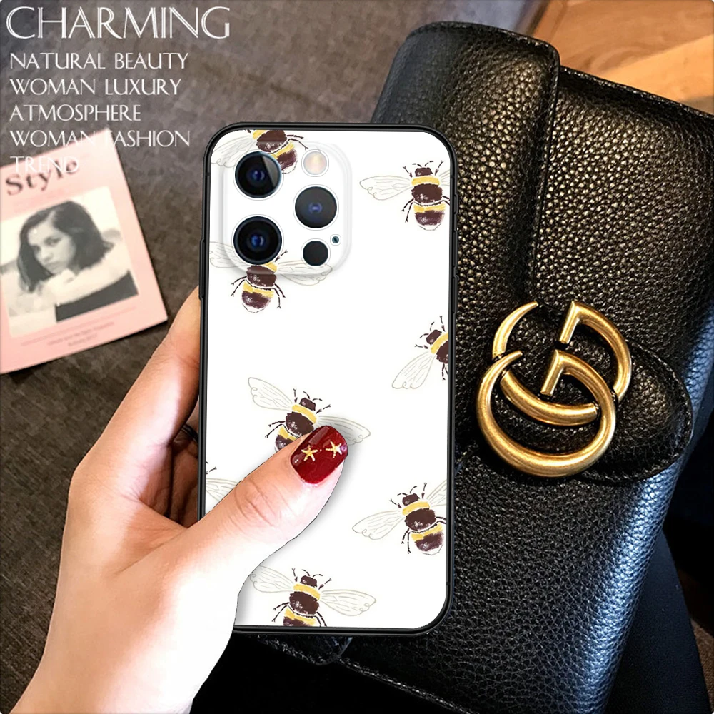 Мягкий чехол с изображением пчелы 10А для Redmi Note 11 11S 10 10T Pro Max 10S 9T 9 9S 8 8T 7 Xiaomi Mi 11I 12 12X