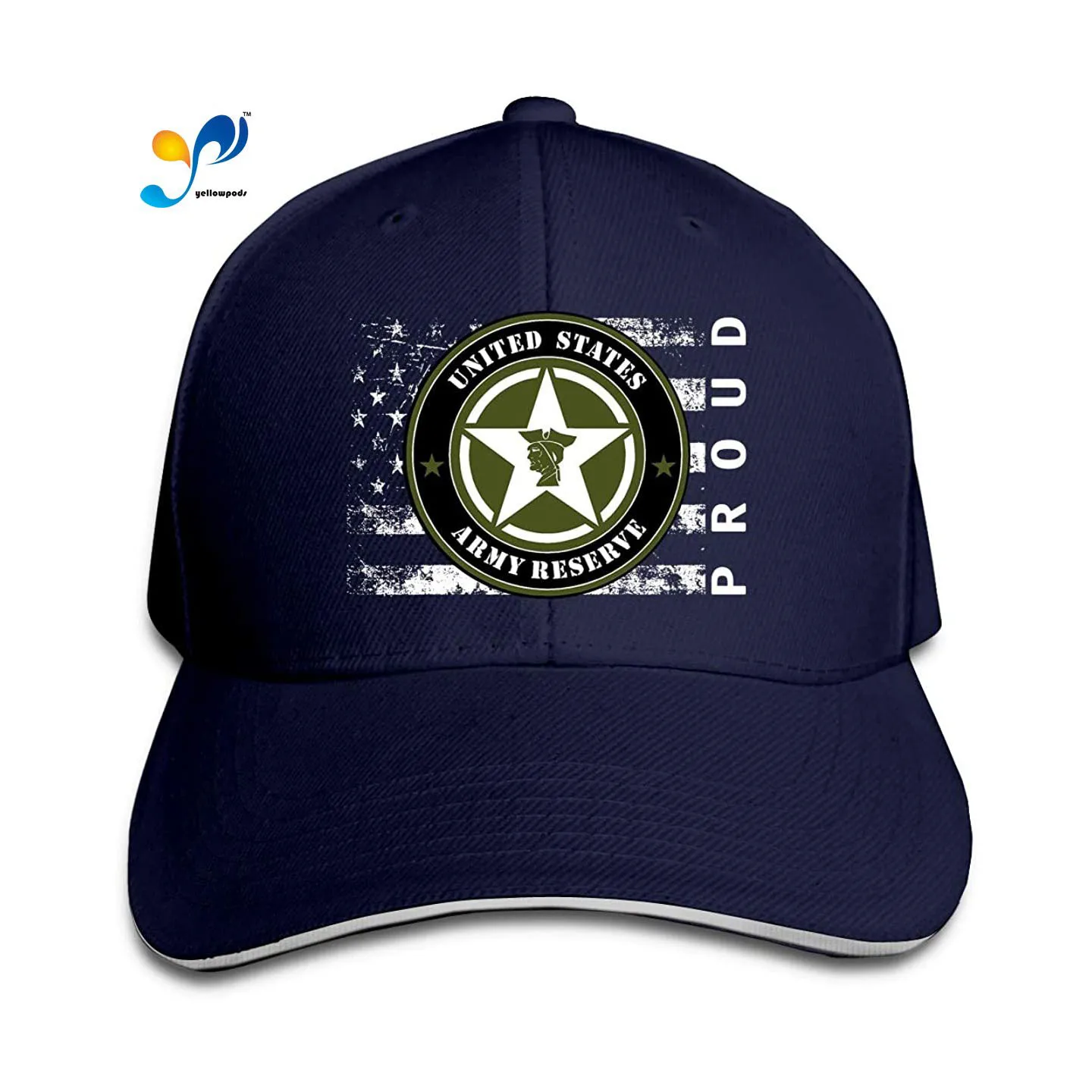 

United States Army Reserve Proud American Men Classic Outdoor Casquette Peak Cap Moto Gp Baseball Cap