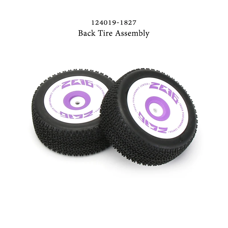 

WLtoys 124019 RC Car Spare Parts 4WD 124019-1827 Rear Tires Assembly 1/12 Plastic Original Accessories