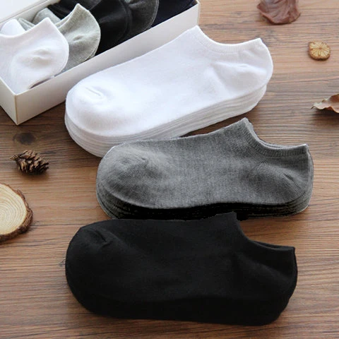 Носки женские дышащие однотонные 5 пар = 10 шт. |