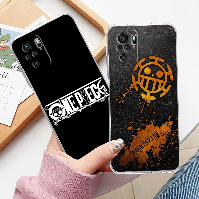 

Anime Luffys O-nes Pieces For Xiaomi Redmi Note 12 11E 11S 11 11T 10 10S 9 9T 9S 8 8T Pro Plus 5G Transparent Phone Case