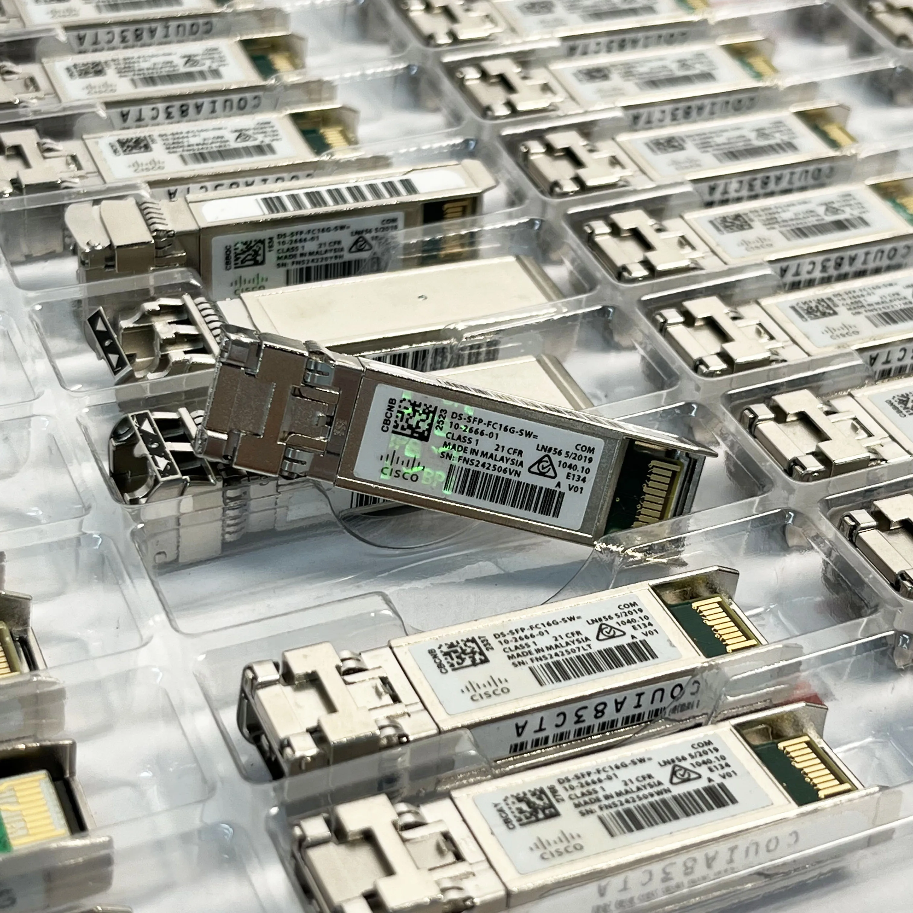 Cisco DS-SFP-FC16G-SW With Hologram Fibre Channel Optical Transceiver Module 850nm 10-2666-01 MMF