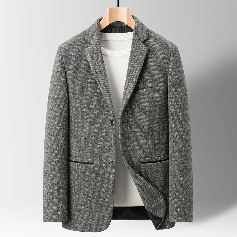 Высококачественный мужской модный красивый деловой Повседневный однотонный