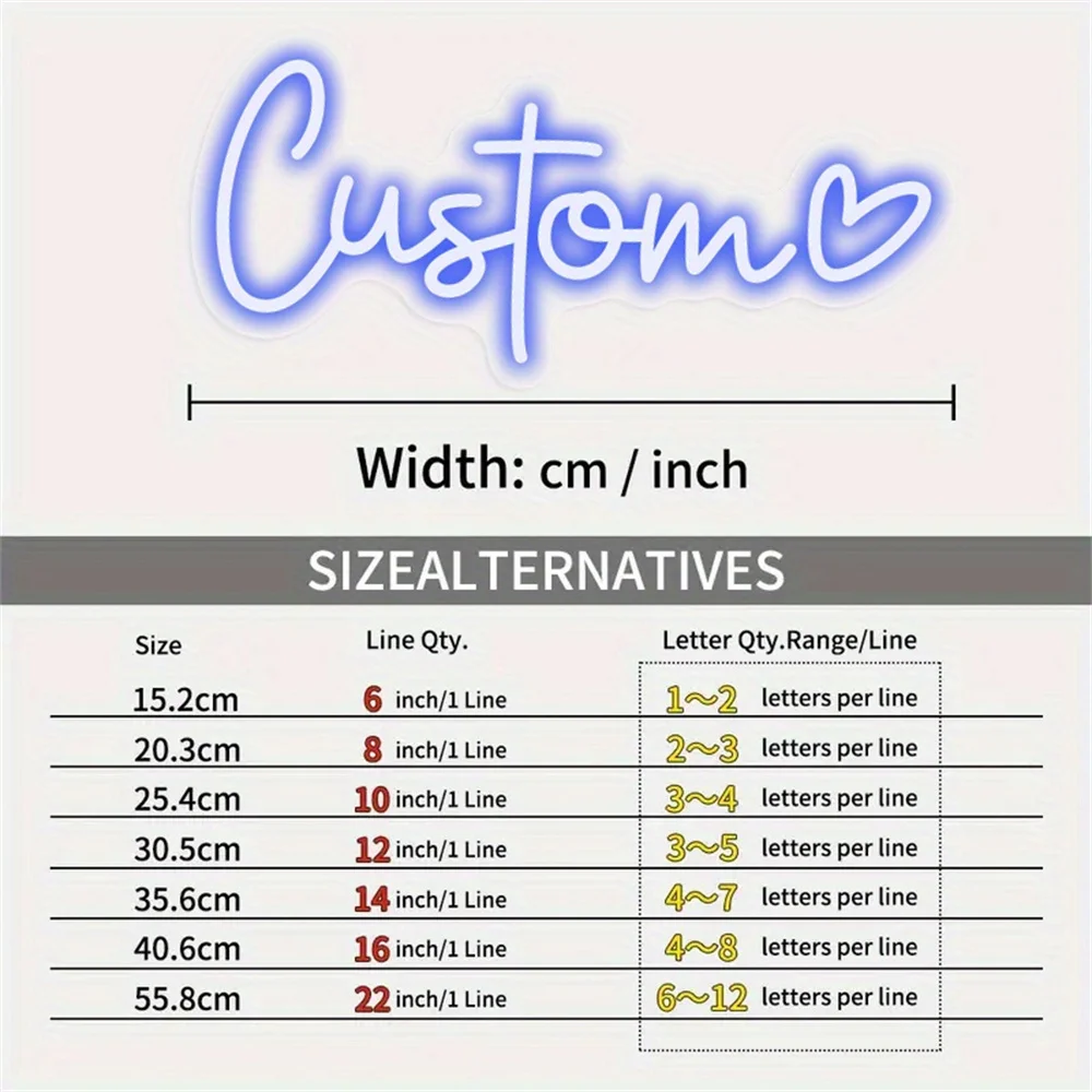 INSNEnN Неоновая вывеска USB