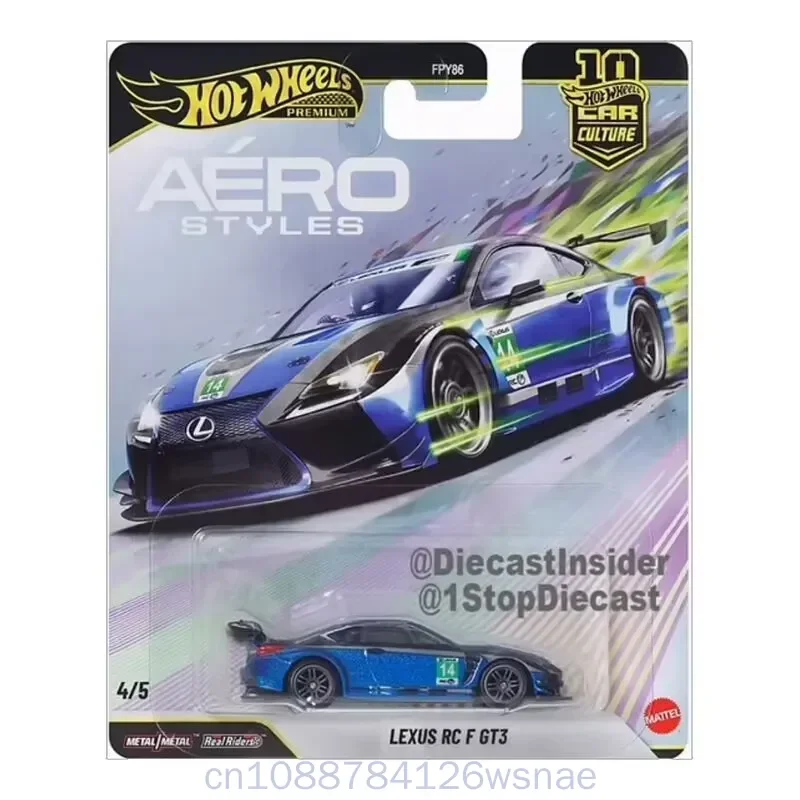 Фото Коллекционная модель автомобиля Aero Styles Premiums Series Fpy86 Hot Wheels: Nissan Skyline GTR, Audi A4, Nissan S15, Lexus RC, Chevrolet (из сплава) №3