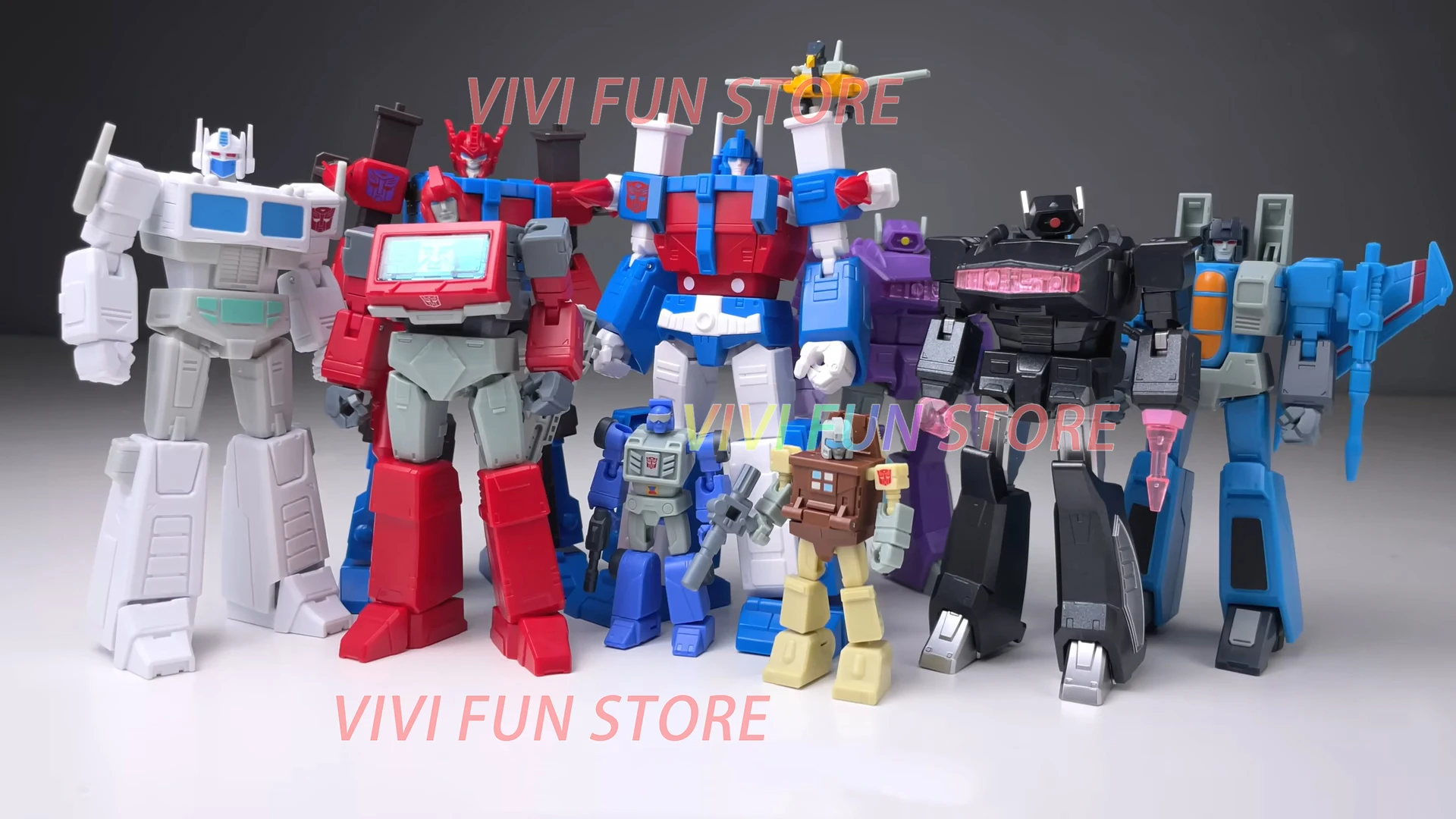 Фото В наличии: Коллекционные подвижные фигурки AULDEY x Transformers AAE 04 Calculus Of Order, Ultra Magnus, Shockwave, Thundercracker, Ironhide №5