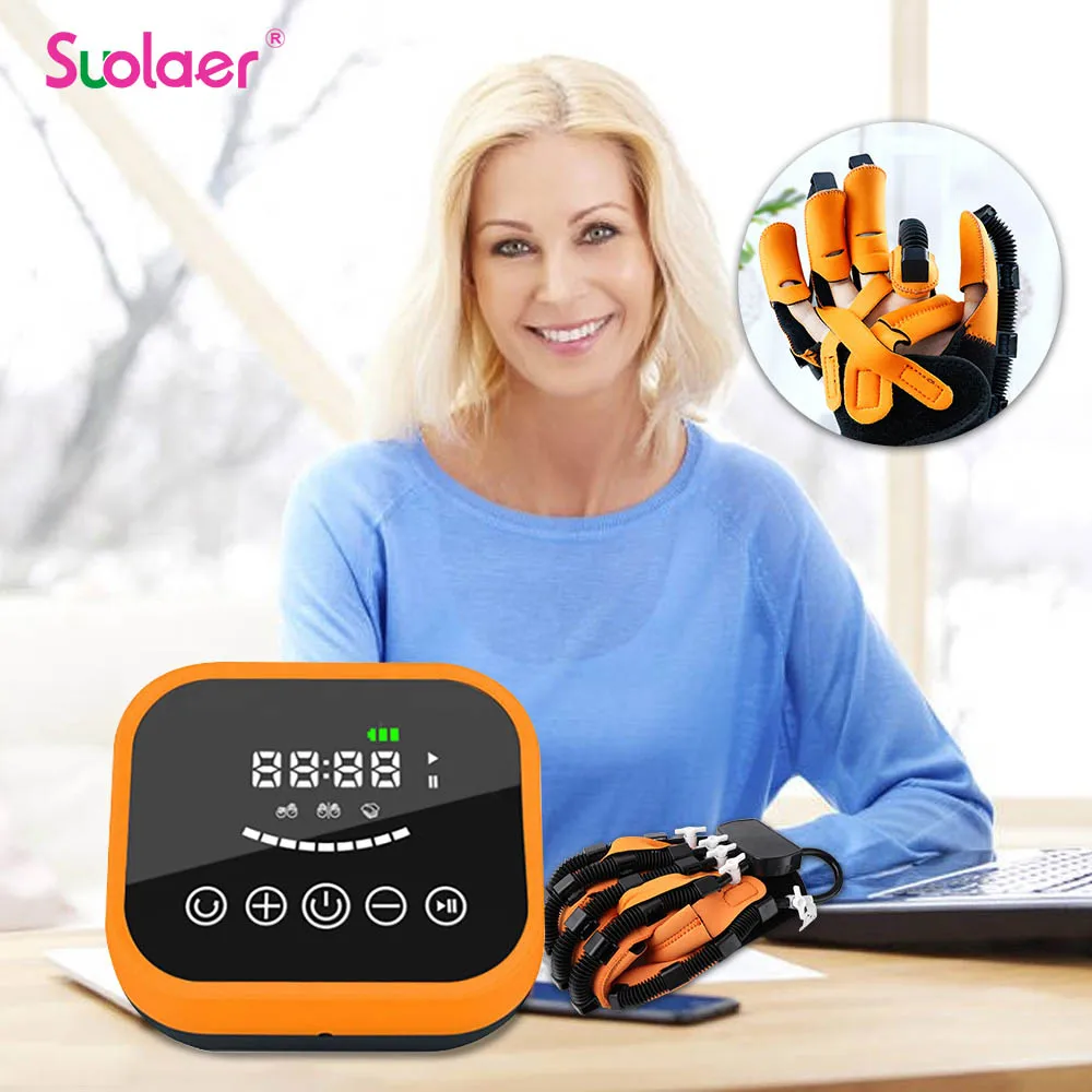

Robot Gloves for Hand Training and Rehabilitation Stroke Hemiplegia Finger Trainer Cerebral Infarction Hand Function Recovery