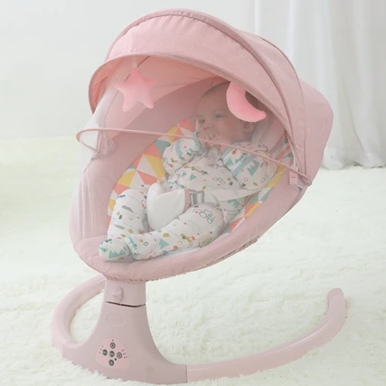 

2021 Wholesale Electric Baby Bouncer Baby Swing Cradle Bassinet Bed/ portable rocking bedding baby crib newborn cradle