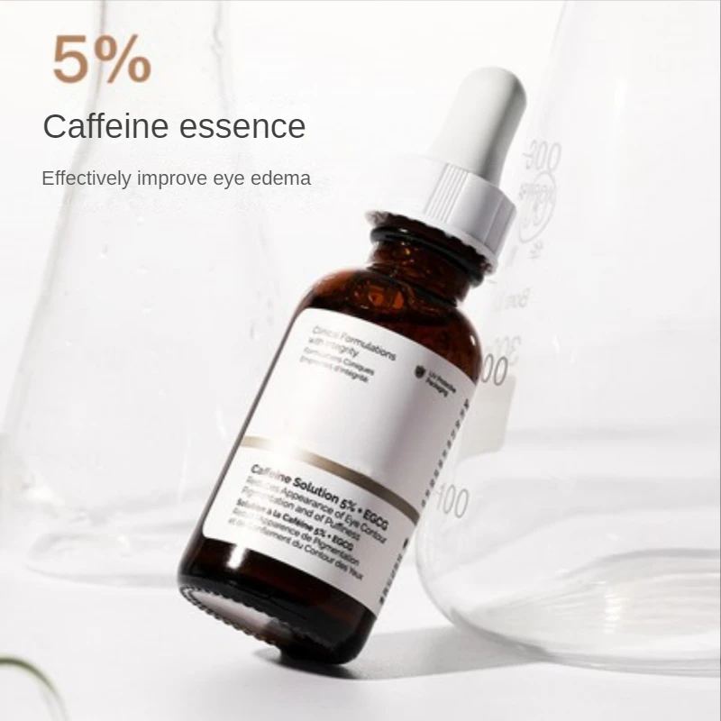 Original Face Caffee Solution 5% + EGCG Ordinary Eye Cream Anti Puffiness Remove Dark Circle Eye Bags Wrinkles Beauty Skin Care