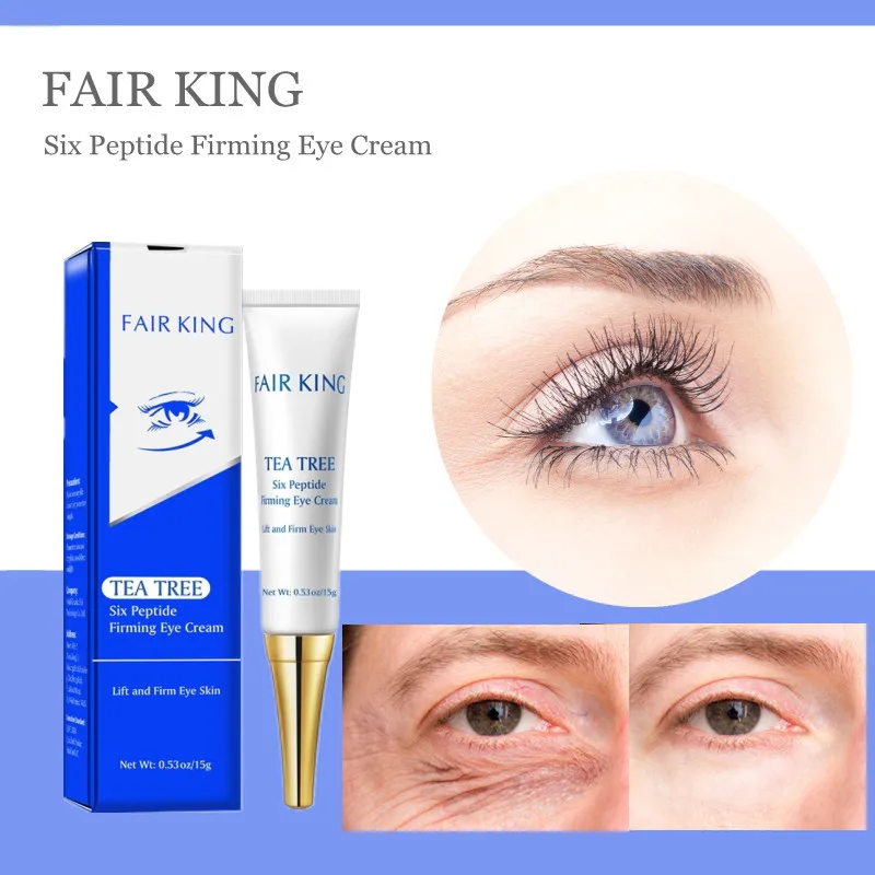 

FAIR KING Six Peptide Eye Cream Anti-Aging Firming Skin Anti-Wrinkle Remove Dark Circles Eye Bags Fade Fine Lines Skin Care 15g