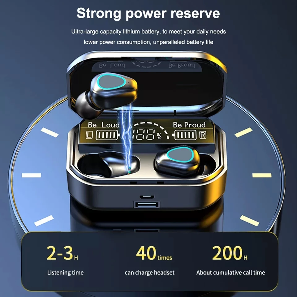 

TWS g28 Bluetooth 5.2 Headphones Earphones Wireless Headsets Headset 3500mAh Charging BOX With Mic In-ear Earbuds Waterproof