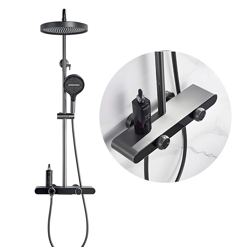 

VGX Термостатическая душевая система белая